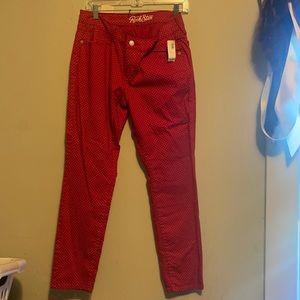 Women’s Lower Rise old navy Rock Star Tiny Polka Dots Skinny Pants